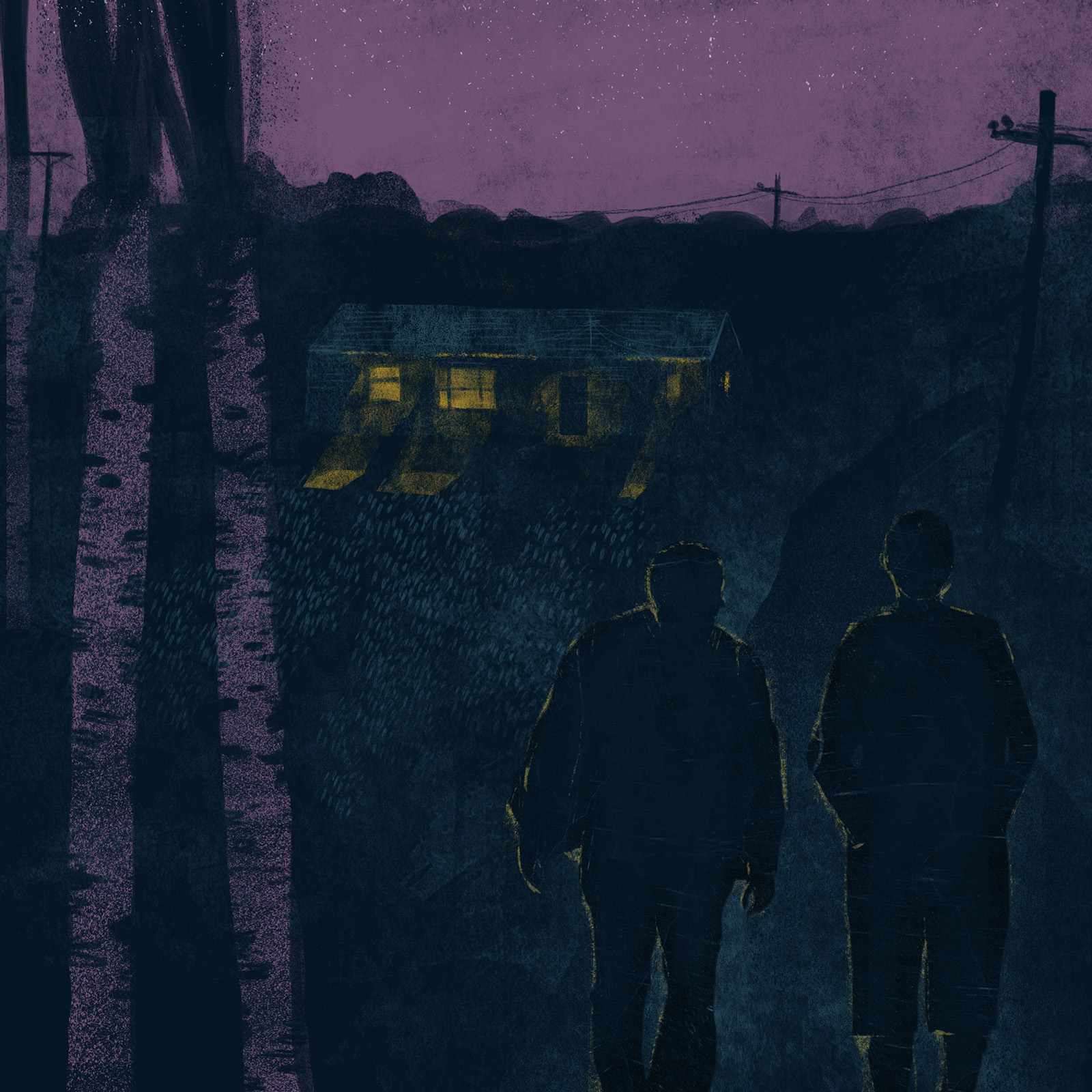 A dark street